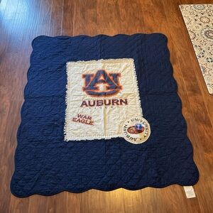 Auburn University Quilted Throw 5’ X 4’ 4 1/2 Still Has Price Tag On It
